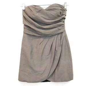 Leyendecker 4 Silk Strapless Mini Dress Cocktail